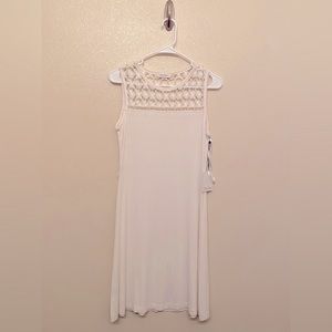 NWT Calvin Klein women’s white dress size 4